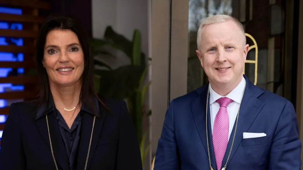 Tracy Coyne and Fergal O’Connell Elected Vice Presidents of the Irish Hotels Federation.